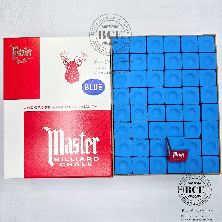 گچ بیلیارد مستر(5A)باشگاهی(رنگ آبی)