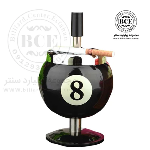 زیر سیگاری طرح توپ بیلیارد