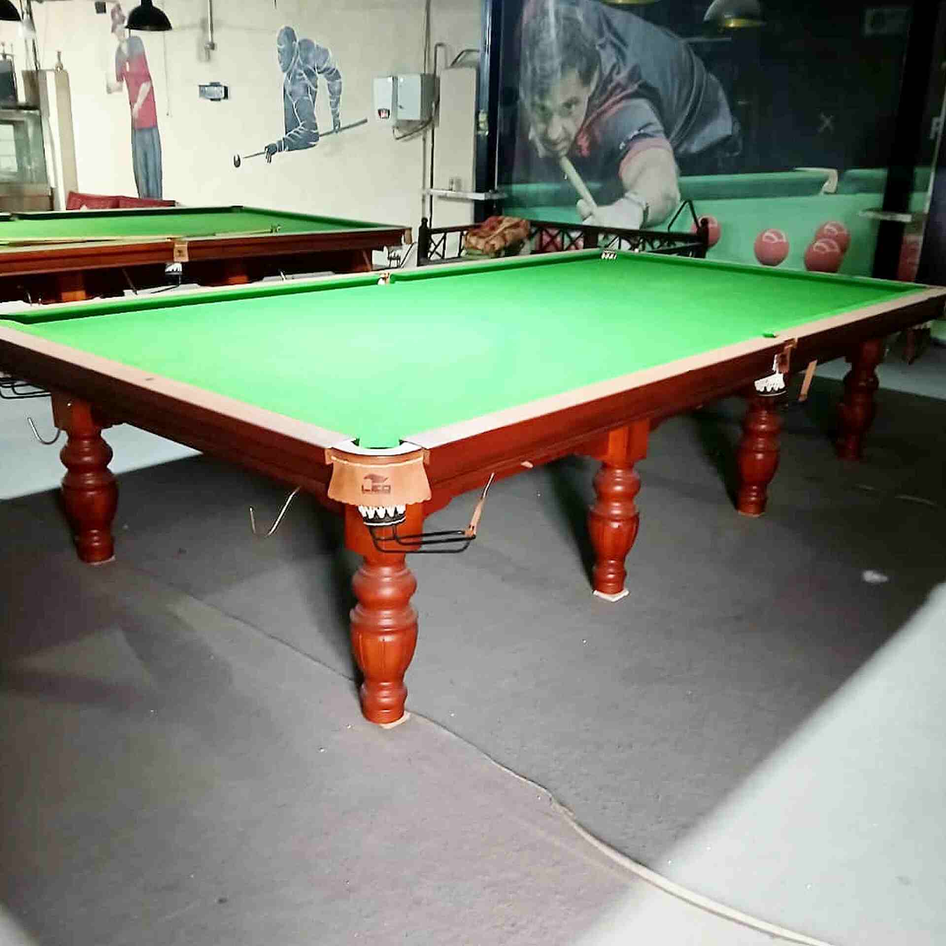 میز اسنوکر ۱۲ فوت استیل بلک در حد نو