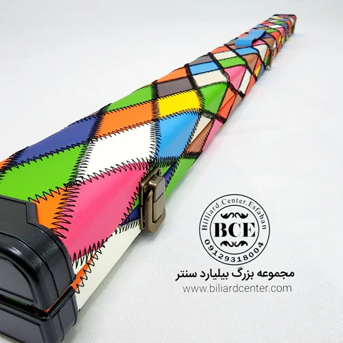 کیس یک تکه چرمی طرح لوزی رنگی